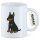 Kaffeetasse Dobermann Comic Dobi 330ml