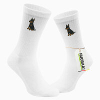 Unisex Socken Dobermann Comic Dobi Baumwolle
