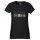 Damen T-Shirt Merry Christmas Weihnachtsdorf