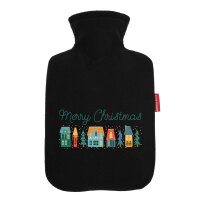 W&auml;rmflasche Merry Christmas Weihnachtsdorf