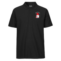 Herren Polo Shirt Merry Christmas Wichtel