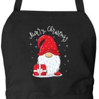 Schürze Merry Christmas Wichtel mit Taschen