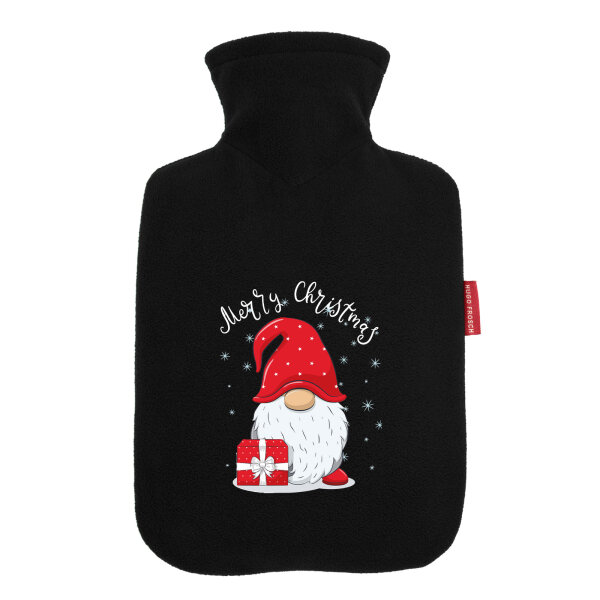 Wärmflasche Merry Christmas Wichtel