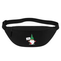 Bauchtasche Wichtel Merry Christmas 2,5 Liter Black