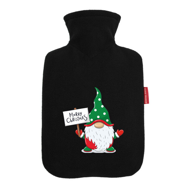 Wärmflasche Wichtel Merry Christmas