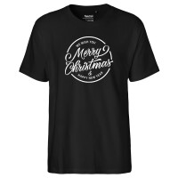 Herren T-Shirt Merry Christmas Schriftzug