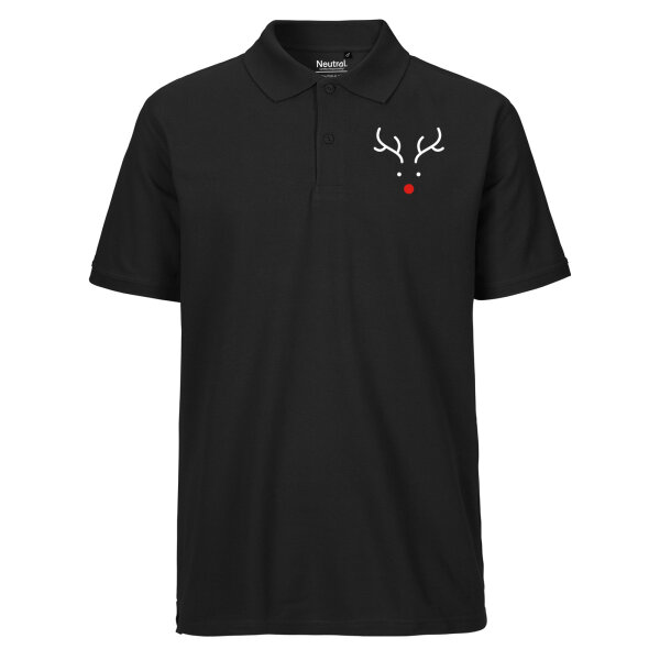 Herren Polo Shirt Rentier Rudolph