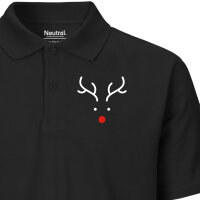 Herren Polo Shirt Rentier Rudolph