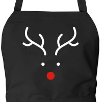 Schürze Rentier Rudolph mit Taschen