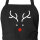 Schürze Rentier Rudolph mit Taschen