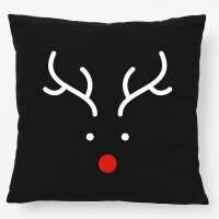 Kissen Rentier Rudolph 40x40cm