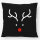 Kissen Rentier Rudolph 40x40cm