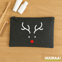 Kulturbeutel Rentier Rudolph 1 Liter Charcoal