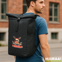 Kurierrucksack Cooles Rentier Rudolph 30-44 Liter Black...