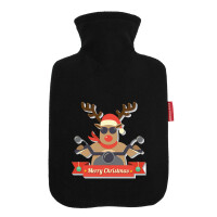 Wärmflasche Cooles Rentier Rudolph