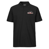 Herren Polo Shirt Merry Christmas Familie Weihnachtshelfer