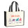 Jutetasche Hello Winter Wichtel Weihnachtself 21 Liter Black