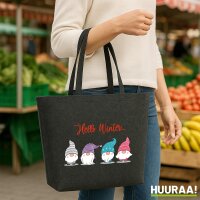 Filz Shopper Hello Winter Wichtel Weihnachtself 22 Liter
