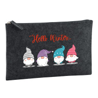 Kulturbeutel Hello Winter Wichtel Weihnachtself 1 Liter...