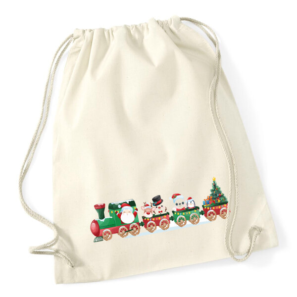 Turnbeutel Weihnachtszug Weihnachten 12 Liter