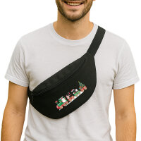 Bauchtasche Weihnachtszug Weihnachten 2,5 Liter Black