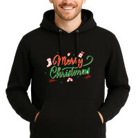 Unisex Hoodie Merry Christmas Grün Rot