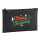 Kulturbeutel Merry Christmas Grün Rot 1 Liter Charcoal