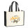 Jutetasche Love & Joy Schriftzug 21 Liter Black