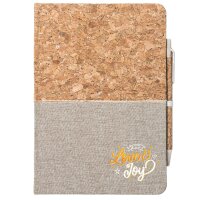Notizbuch A5 Love & Joy Schriftzug 80 Blatt inkl....