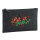Kulturbeutel Let it Snow Schriftzug 1 Liter Charcoal