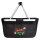Einkaufskorb faltbar Santa is Coming Schriftzug 20 Liter Black