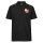 Herren Polo Shirt Weihnachtsmann Rudolph und Schneemann