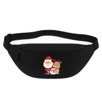 Bauchtasche Weihnachtsmann Rudolph und Schneemann 2,5...