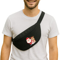 Bauchtasche Weihnachtsmann Rudolph und Schneemann 2,5...