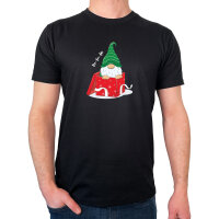 Herren T-Shirt Ho Ho Ho Wichtel Weihnachtsgeschenk