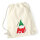 Turnbeutel Ho Ho Ho Wichtel Weihnachtsgeschenk 12 Liter