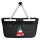 Einkaufskorb faltbar Ho Ho Ho Wichtel Weihnachtsgeschenk 20 Liter Black