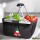 Einkaufskorb faltbar Ho Ho Ho Wichtel Weihnachtsgeschenk 20 Liter Black