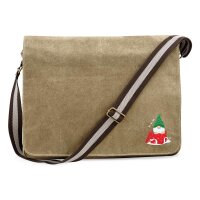 Umhängetasche Ho Ho Ho Wichtel Weihnachtsgeschenk 14...