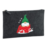 Kulturbeutel Ho Ho Ho Wichtel Weihnachtsgeschenk 1 Liter...