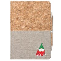 Notizbuch A5 Ho Ho Ho Wichtel Weihnachtsgeschenk 80 Blatt...