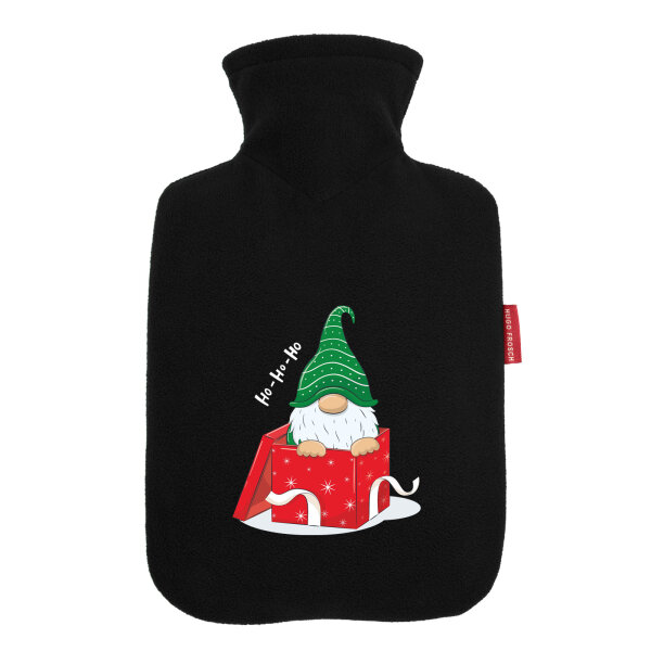 Wärmflasche Ho Ho Ho Wichtel Weihnachtsgeschenk