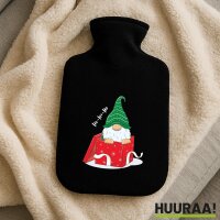 Wärmflasche Ho Ho Ho Wichtel Weihnachtsgeschenk