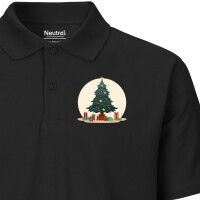 Herren Polo Shirt Weihnachtsbaum Tannenbaum
