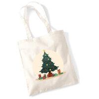 Jutebeutel Weihnachtsbaum Tannenbaum 10 Liter