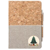 Notizbuch A5 Weihnachtsbaum Tannenbaum 80 Blatt inkl....