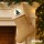 Weihnachtsstrumpf Weihnachtsbaum Tannenbaum Beige Jute