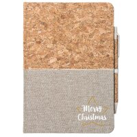 Notizbuch A5 Weihnachtsstern Merry Christmas 80 Blatt...