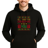 Unisex Hoodie Ugly Christmas All I want is you