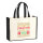Jutetasche Ugly Christmas All I want is you 21 Liter Black
